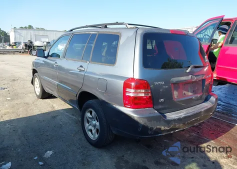 2001 Toyota Highlander V6 z USA, uszkodzony, nr VIN JTEGF21A710016788
